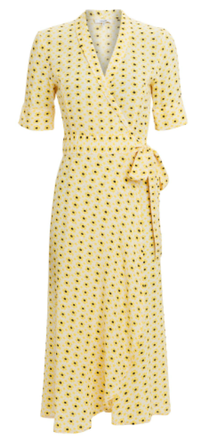 Sunflower Wrap Dress