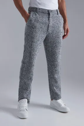 Tall Straight Leg Boucle Trouser