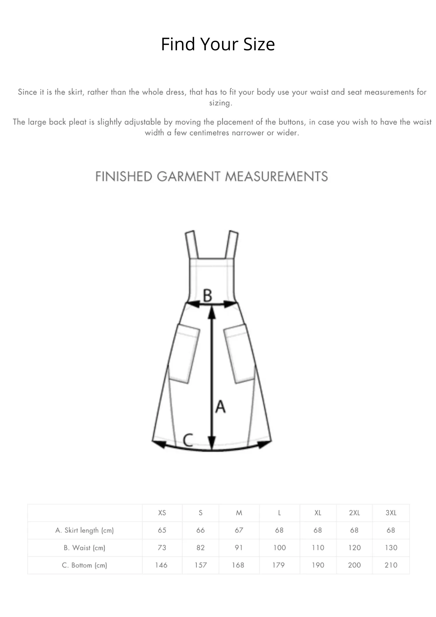 THE ASSEMBLY LINE  Apron Dress Sewing Pattern (XS - L)