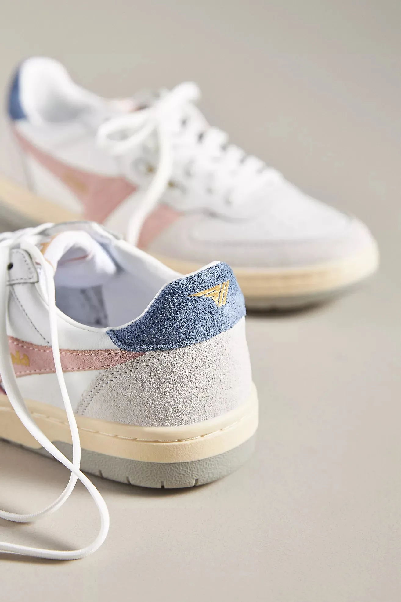 The Hawk Sneaker - White + Chalk Pink + Moonlight