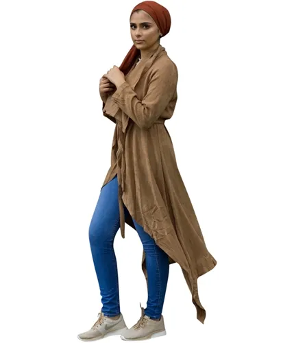 Verona Collection Womens Draped Cardigan Sweater, TW1