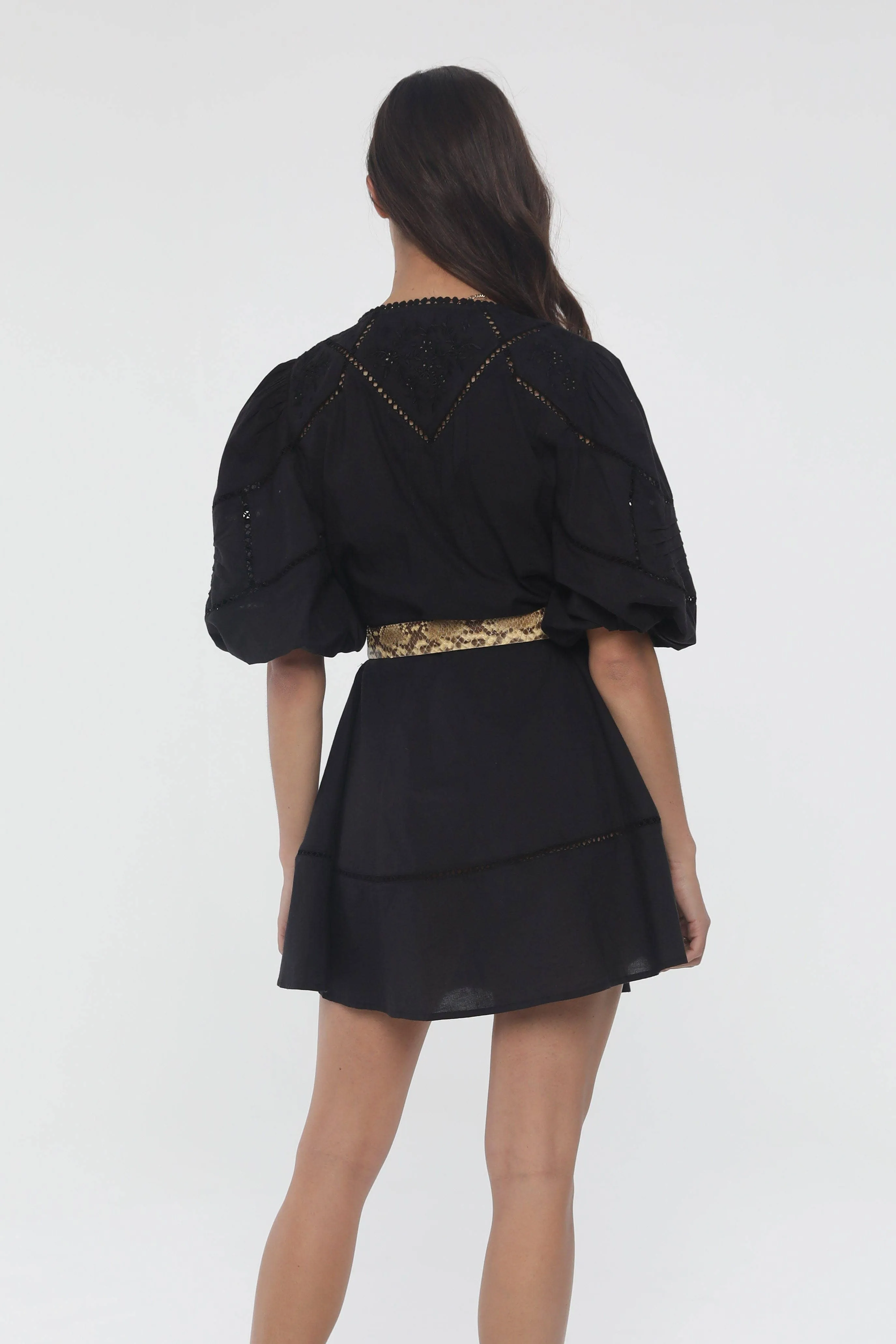 Virgo Mini Dress: Shadow / XS