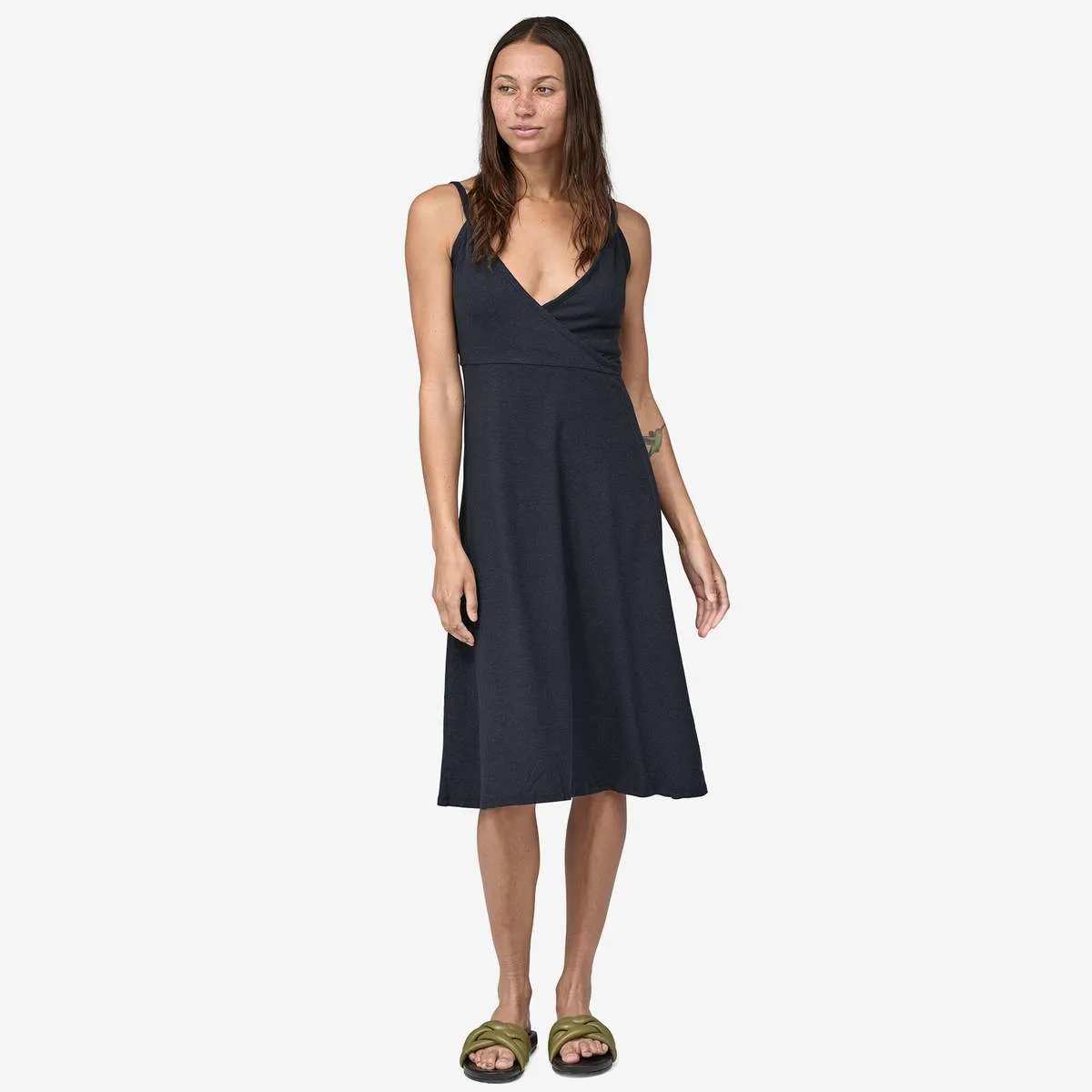 WOMEN'S WEAR WITH ALL Longplains DRESS - Pitch Blue