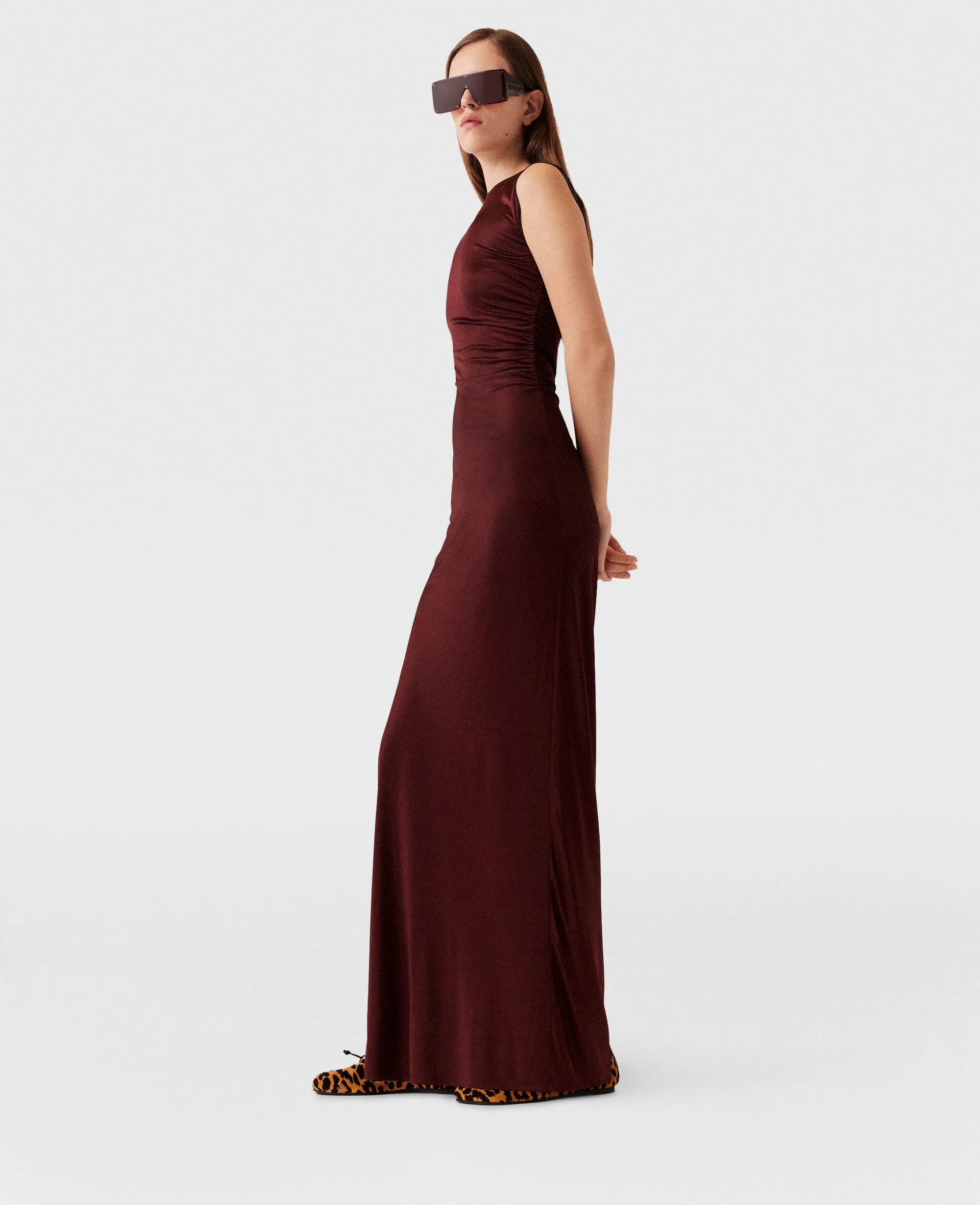 Wrap-Over Maxi Dress