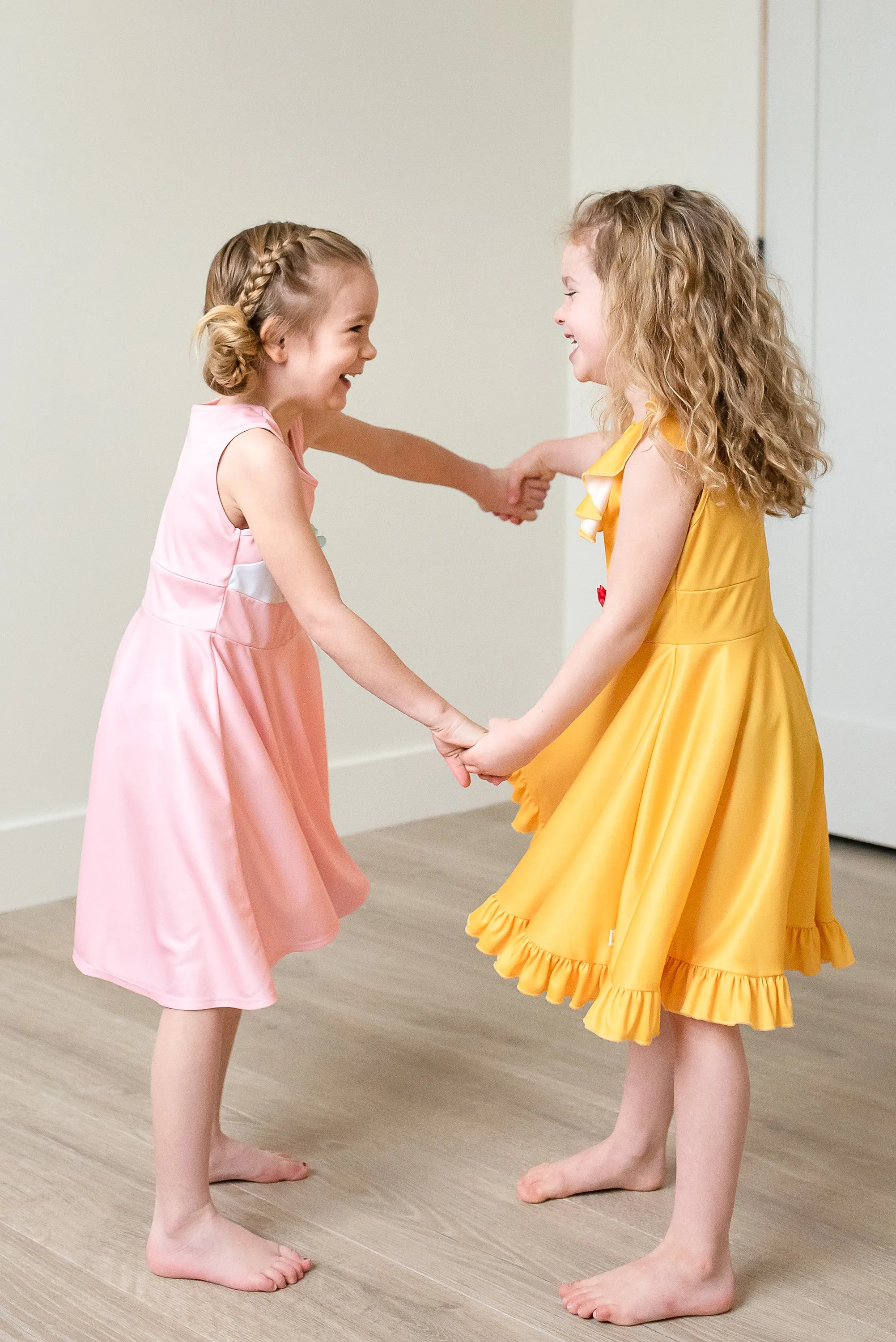 Yellow Beauty Twirl Dress