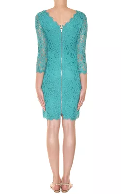 Zarita Lace Dress Teal